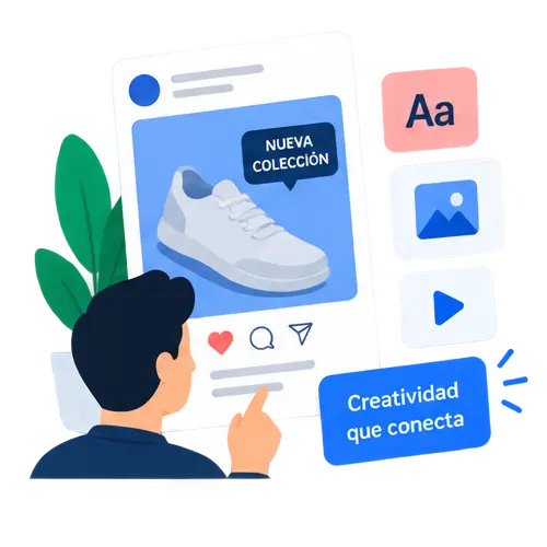 creación de todos los recursos necesarios para llevar a cabo la campaña en todas las redes sociales requeridas