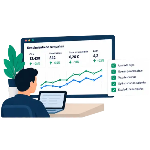 optimización contigua de las campañas sem para obtener los mejores resultados posibles