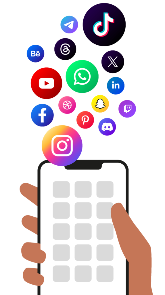 ilustración redes sociales